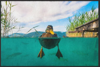 Fußmatte mit Tier-Motiv – Ente
